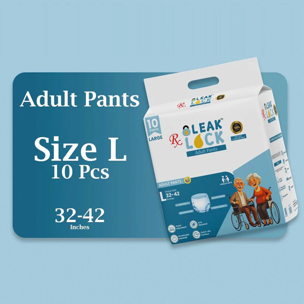 Leak Lock Adult Pants Large 10Pcs Leak Lock Adult Pants Large 10Pcs