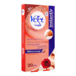 Veet Oriental Body Wax Strip With Rose & Almond Oil 20Pcs