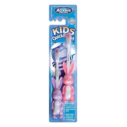Active Kids Tooth Brush Rabbit 2Pcs 3-6 Years